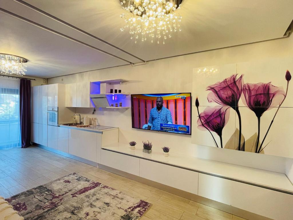 S & S Apartment 2 bedroom with Balcony & Terrace Dumbravita free Parking at location 2 spaces